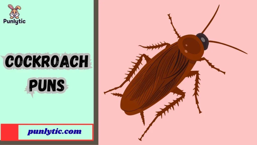 Short Cockroach Puns for Instagram