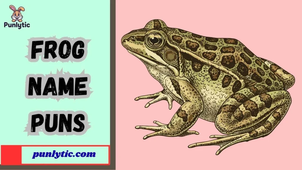 Short Frog Name Puns for Instagram