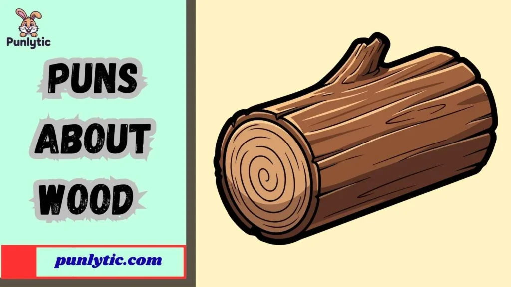 Silly puns about wood