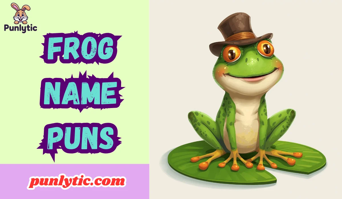 Frog Name Puns