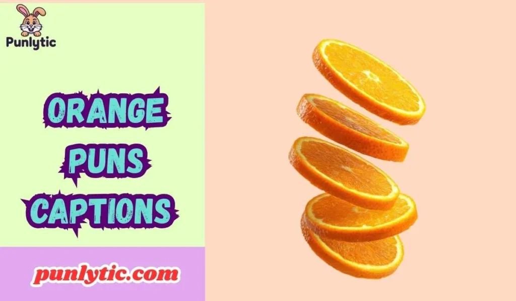 Orange Puns Captions